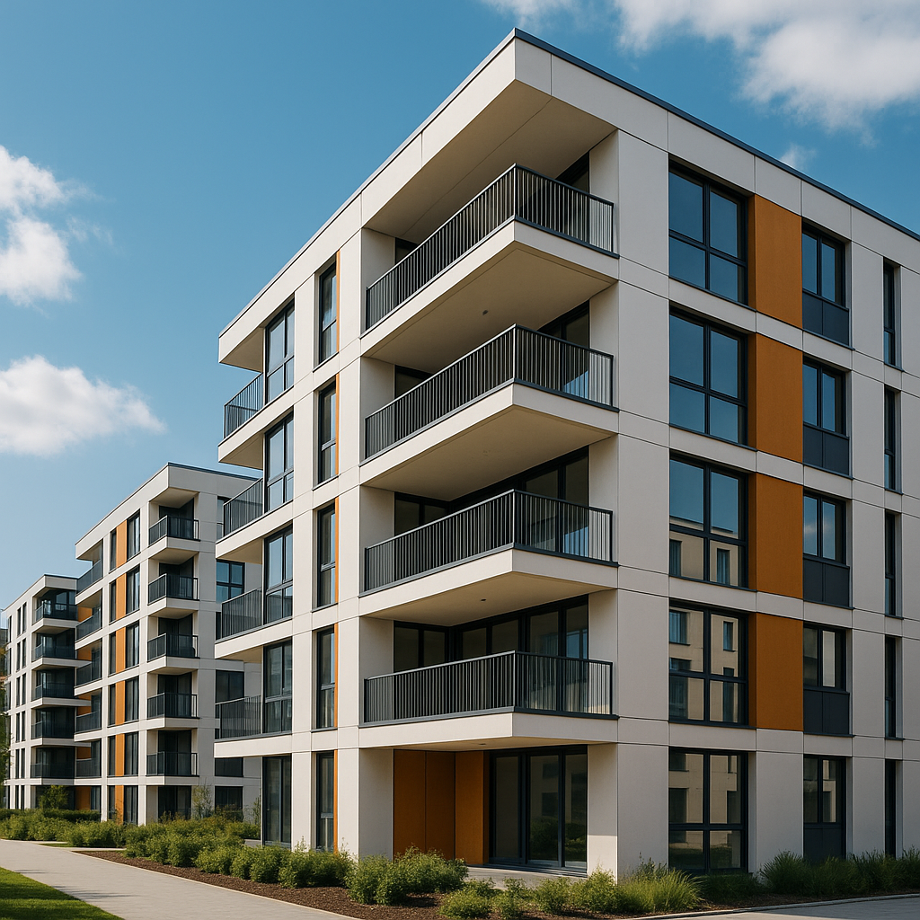 Baustelle der Walter Schwarz Bauunternehmung in Büttelborn